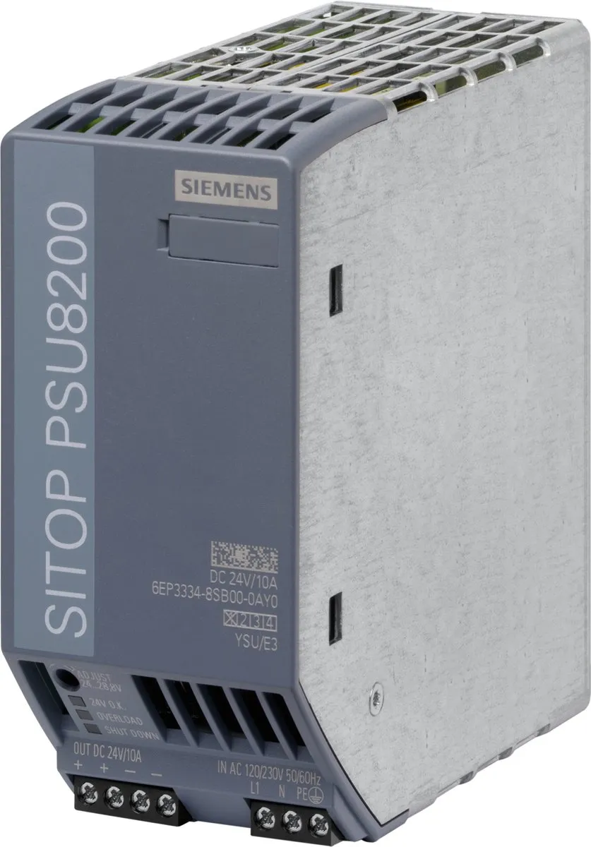 Siemens 6EP33348SB000AY0 DIN-rail Netvoeding 24V 10A