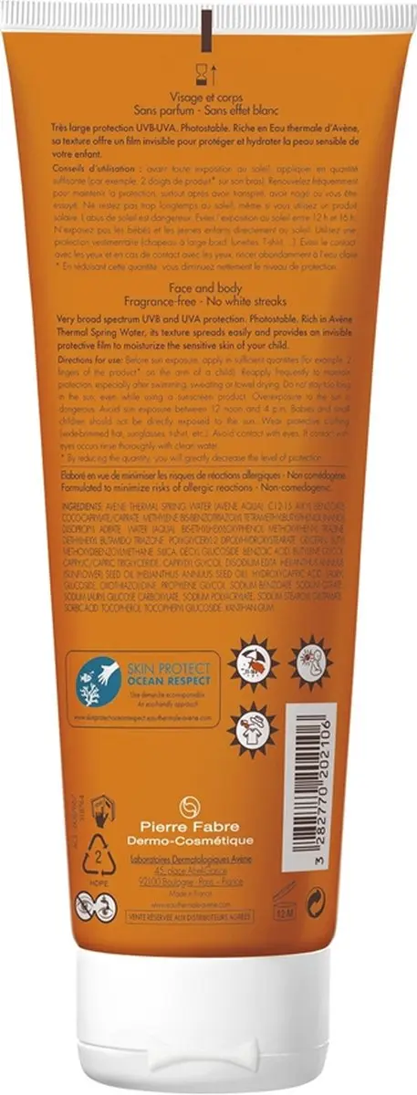 Avène Zonnebrandmelk SPF50+ 250ml - Kinderen - afbeelding 6 van 6