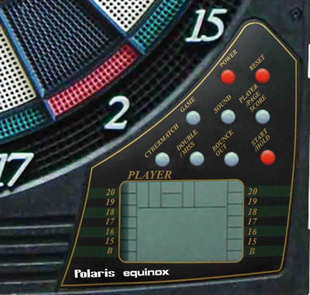 Equinox Polaris DA-22 Elektronisch Dartbord - 45.7cm - Inklapbaar - afbeelding 6 van 6