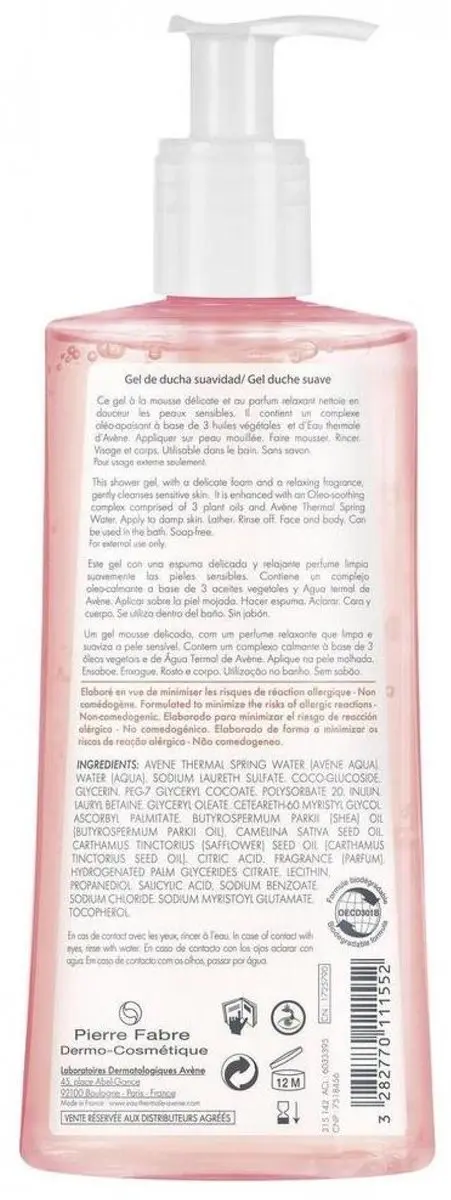 Avène Gentle Shower Gel 500ml