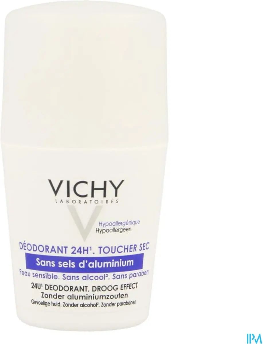 Vichy Deodorant 24u Reactieve Huid Roller 50ml