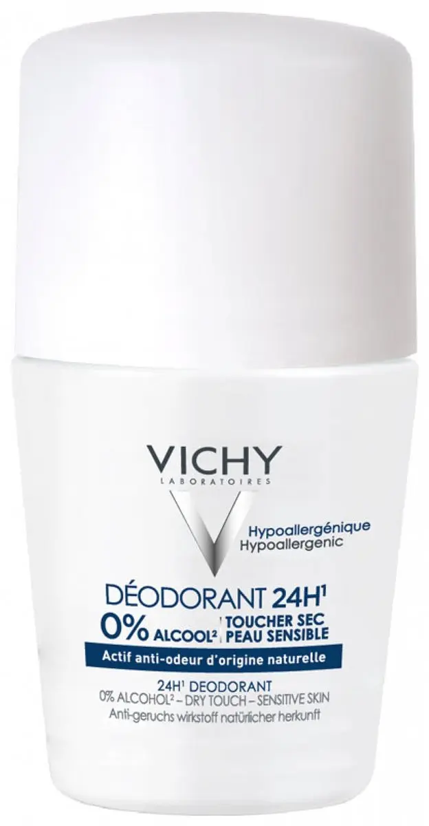 Vichy Deodorant 24u Reactieve Huid Roller 50ml