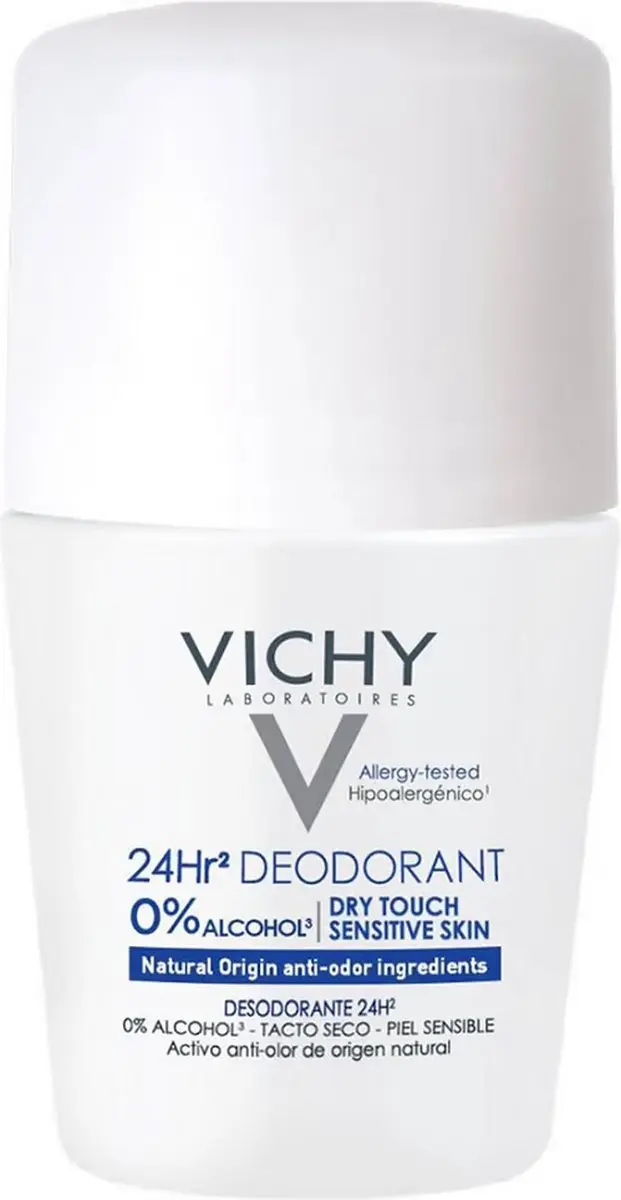 Vichy Deodorant 24u Reactieve Huid Roller 50ml