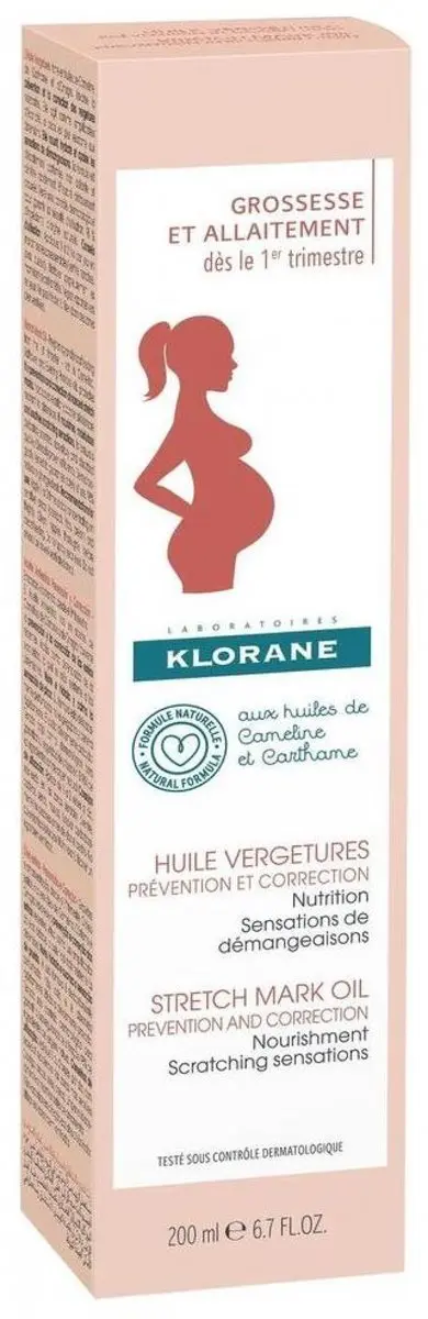 Klorane Striemenolie 200ml
