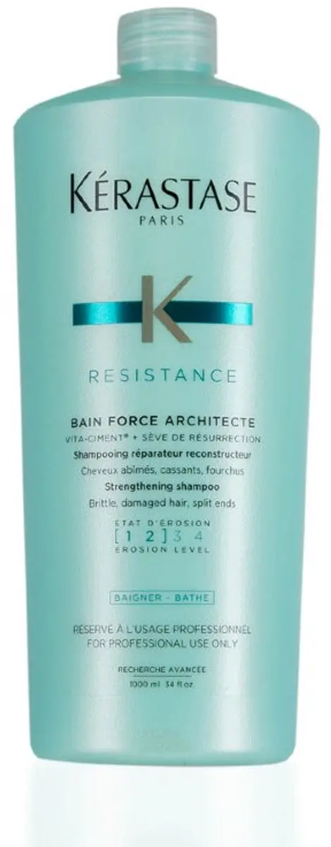 Kérastase Résistance Bain Force Architecte Shampoo Navulling 500ml - afbeelding 6 van 6