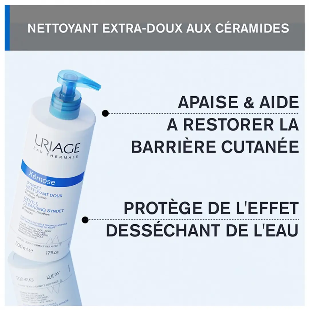 Uriage Xémose Gentle Cleansing Syndet 500ml
