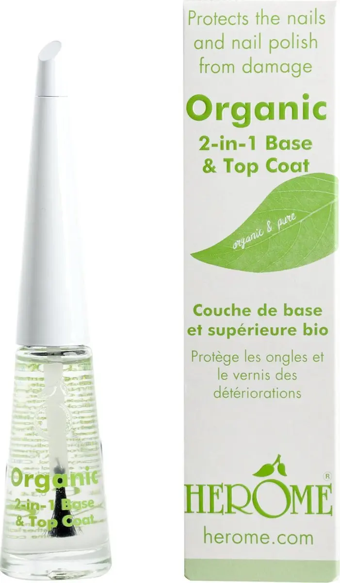 Herome Organic & Pure 2-in-1 Base & Top Coat 10ml