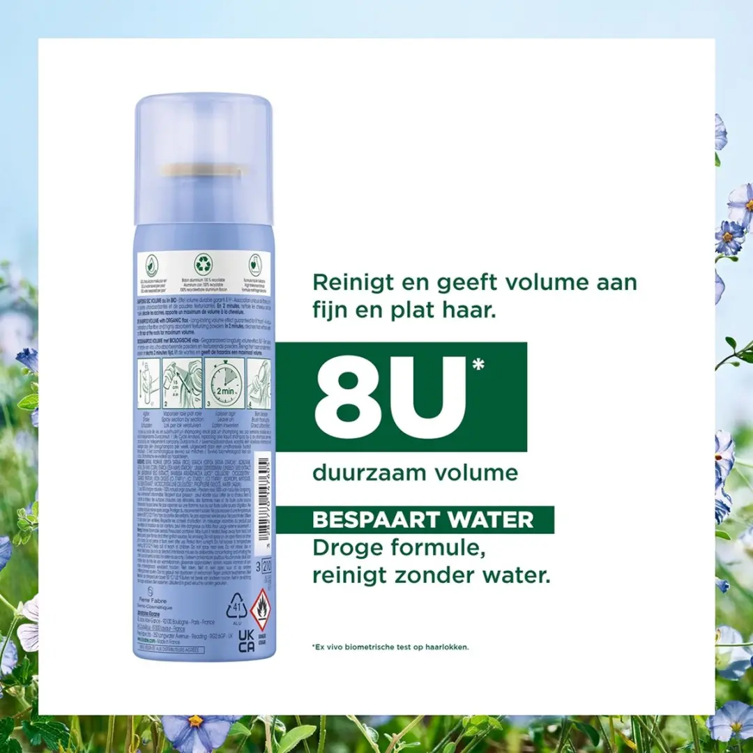 Klorane Lijnzaad Droge Shampoo 150ml