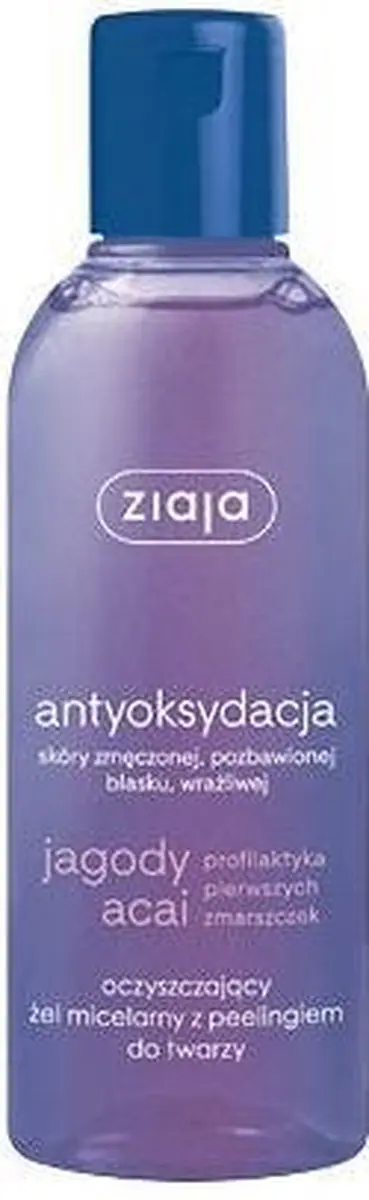Ziaja Micellar Gel met Peeling Acai Berry 200ml - afbeelding 2 van 2