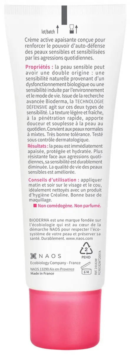 Bioderma Créaline Defensive Riche Active Soothing Cream 40ml - afbeelding 6 van 6