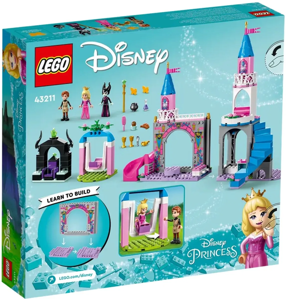 LEGO Disney Princess Kasteel van Aurora 43211 Bouwset - Meerkleurig
