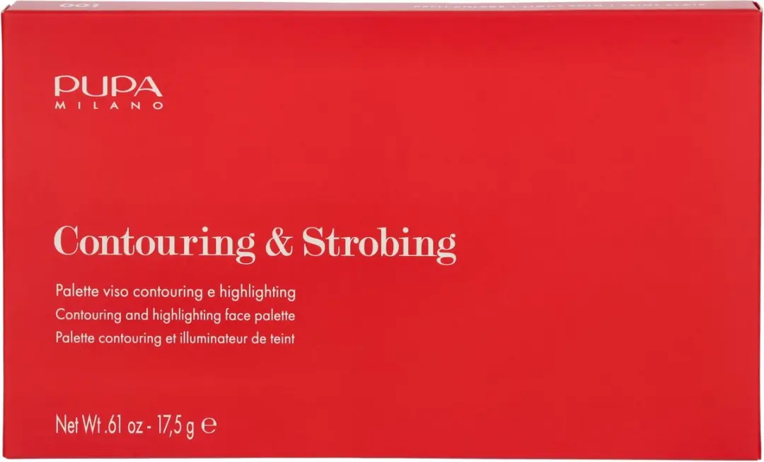 Pupa Milano Contouring & Strobing Palette 001 Light Skin - 17.5g