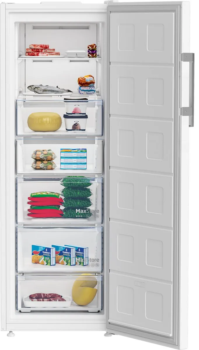 Beko B5RFNE294W NoFrost Vrieskast 260L - Wit - afbeelding 6 van 6