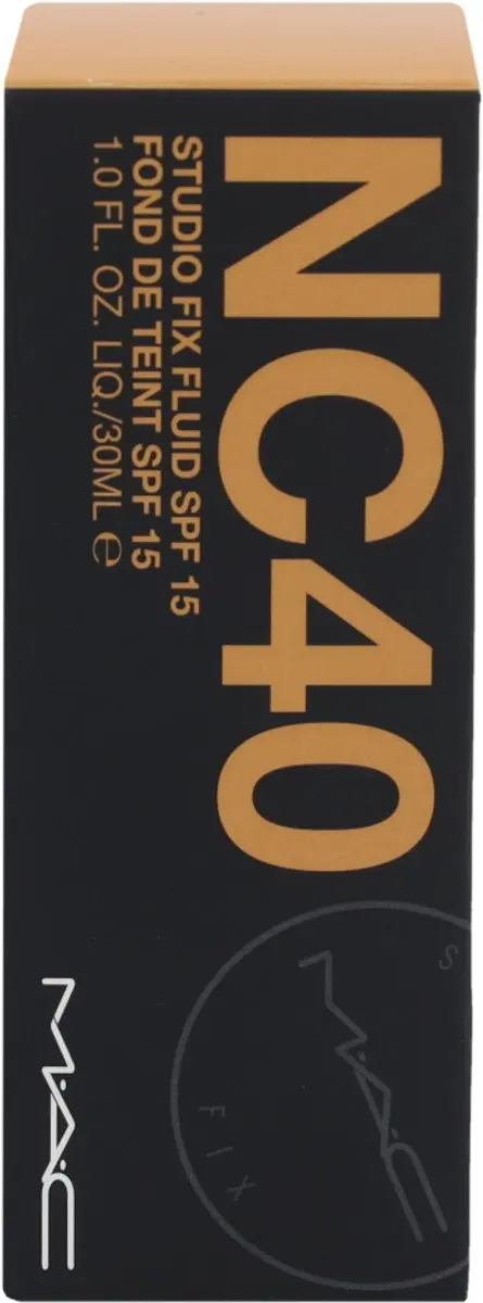 MAC Studio Fix Fluid SPF 15 NC40 - 30ml