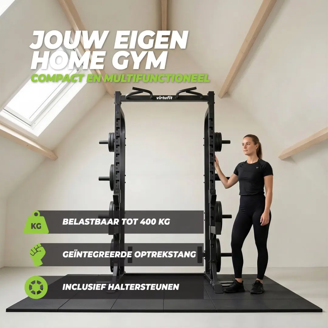 VirtuFit HR100 Half Rack - Zwart