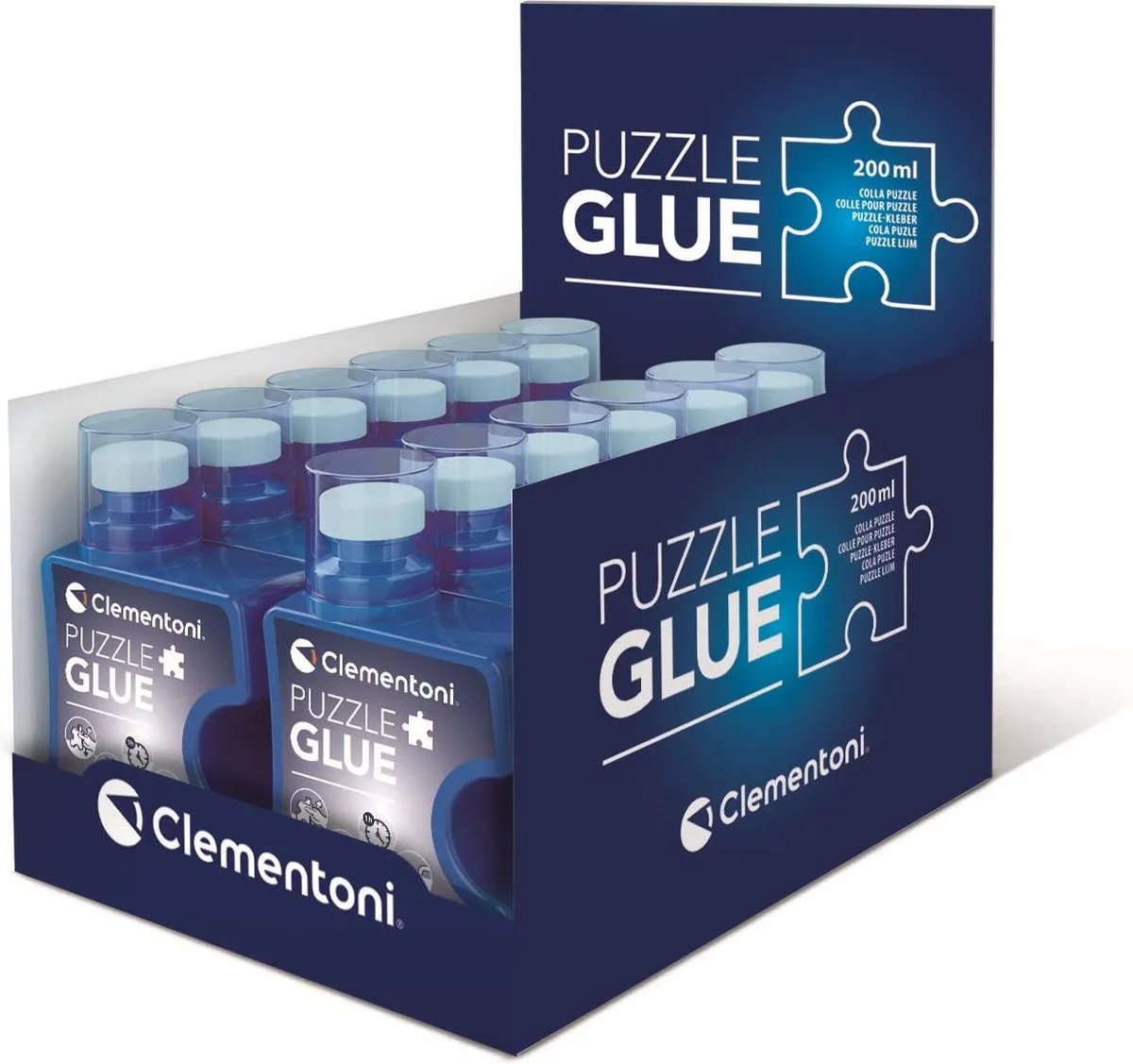 Clementoni - Legpuzzellijm - 200ml - Voor het vastlijmen van puzzels