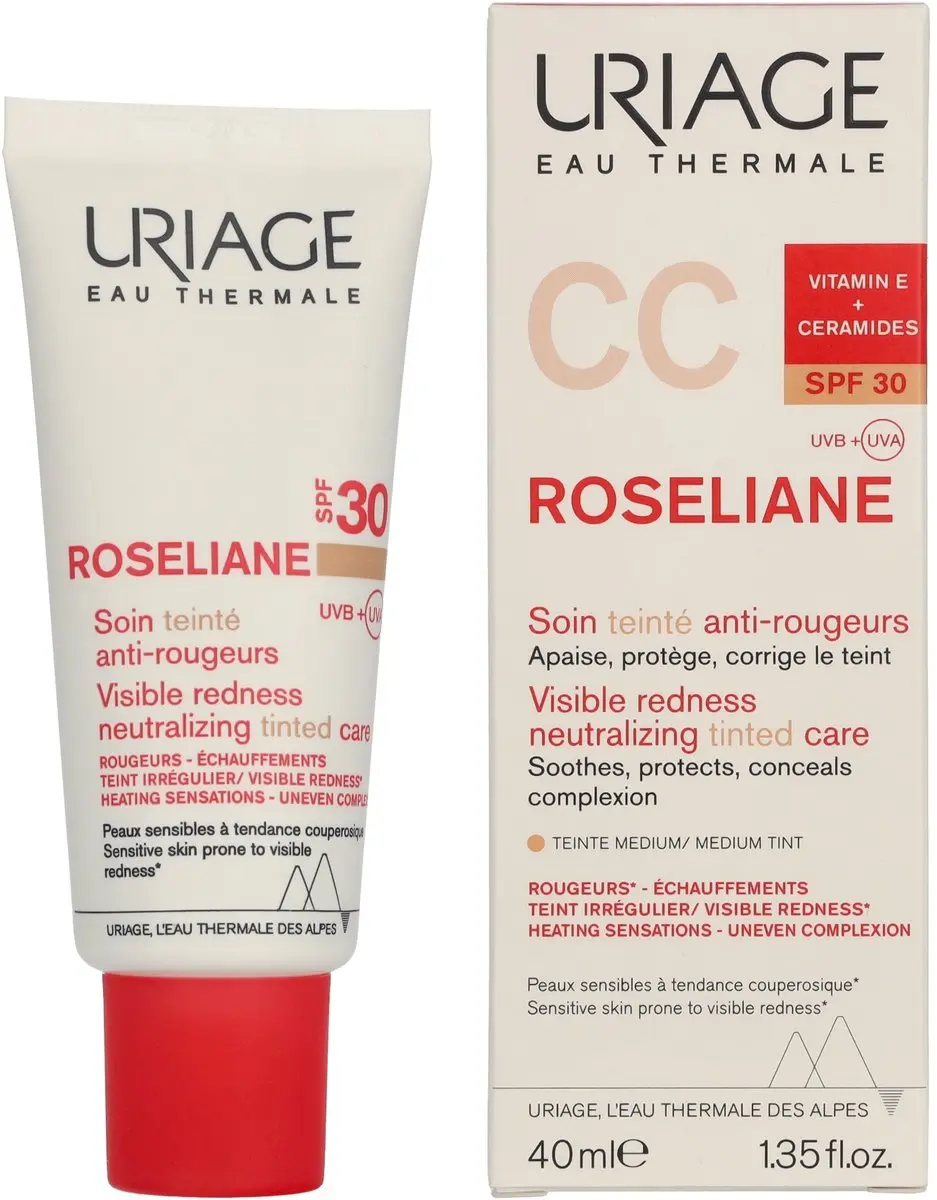 Uriage Roseliane CC Crème SPF 30 - 40ml - afbeelding 6 van 6