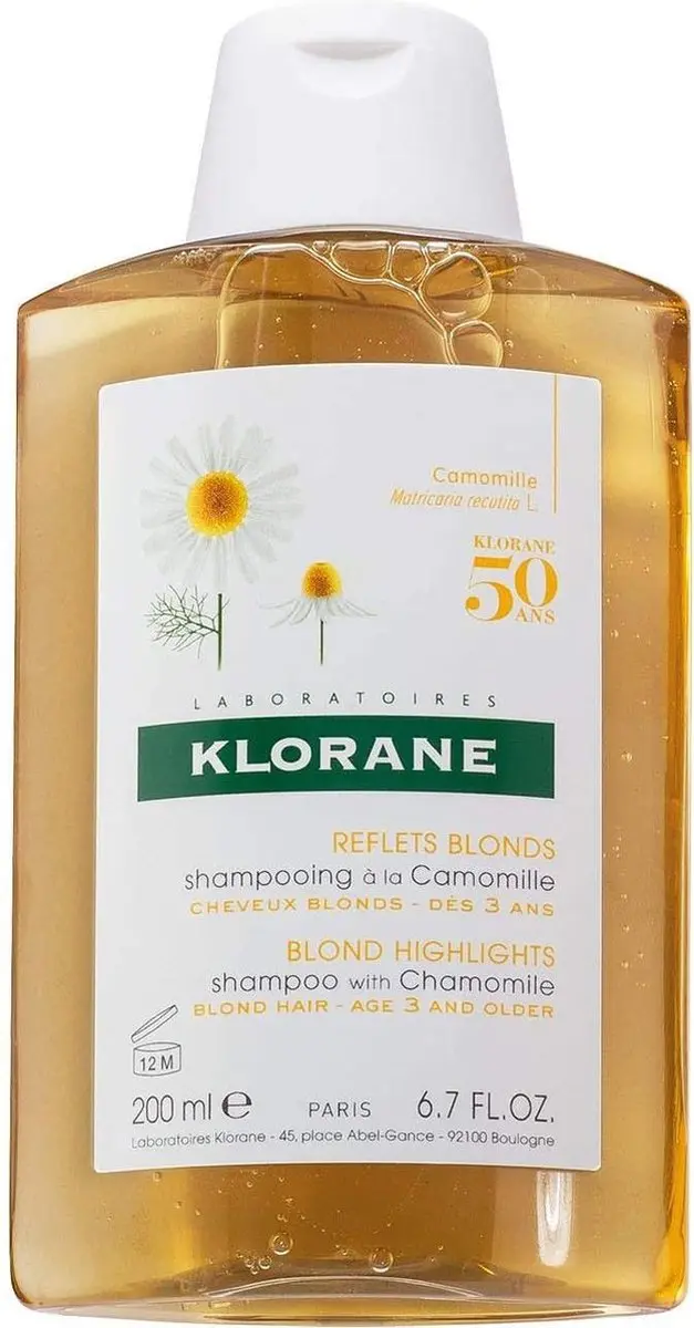 Klorane Blond Highlights Shampoo met Kamille 200ml - afbeelding 6 van 6