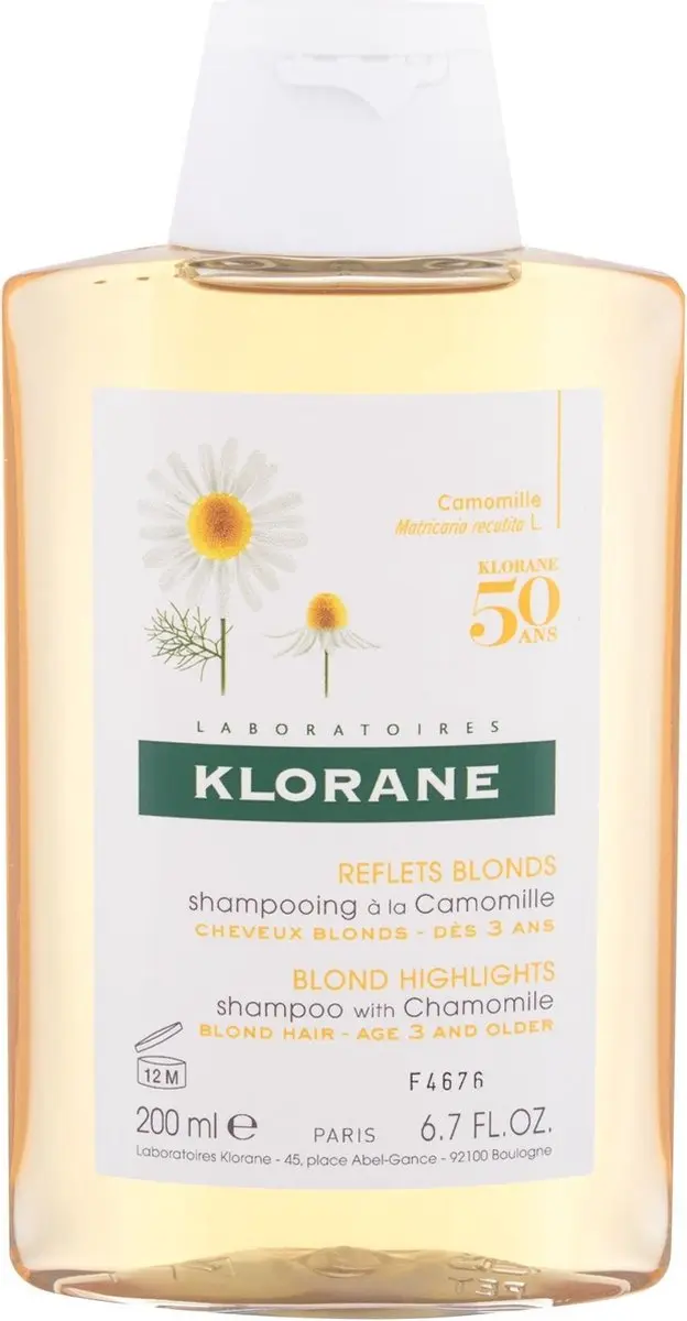 Klorane Blond Highlights Shampoo met Kamille 200ml