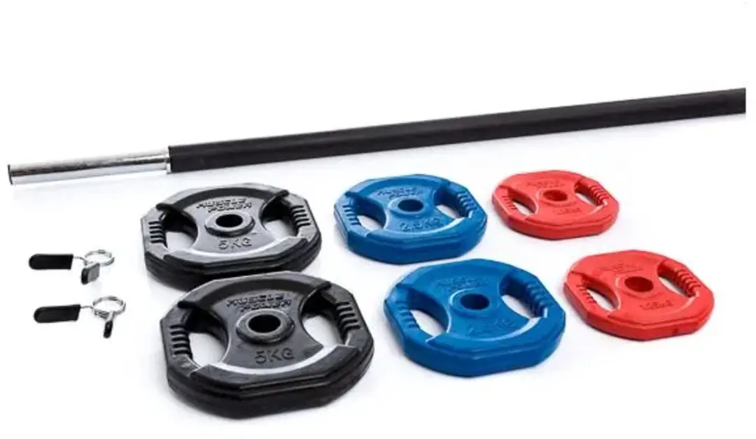 Muscle Power Aerobics Pump Set Gekleurd 20kg - 6-delig