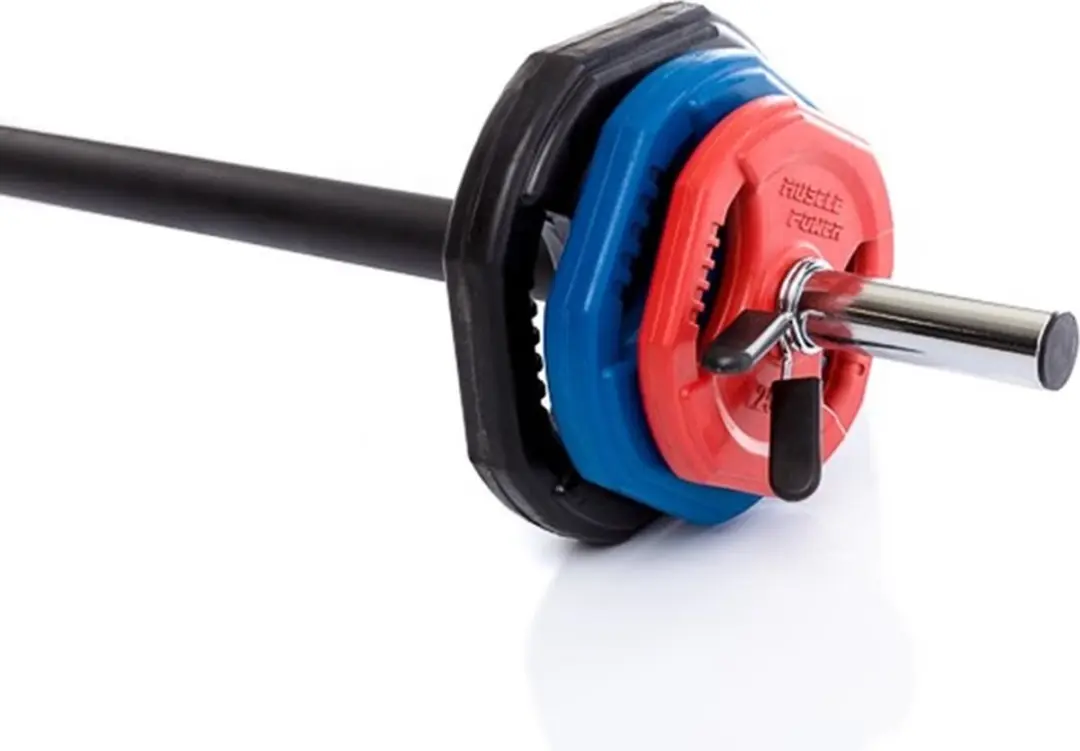 Muscle Power Aerobics Pump Set Gekleurd 20kg