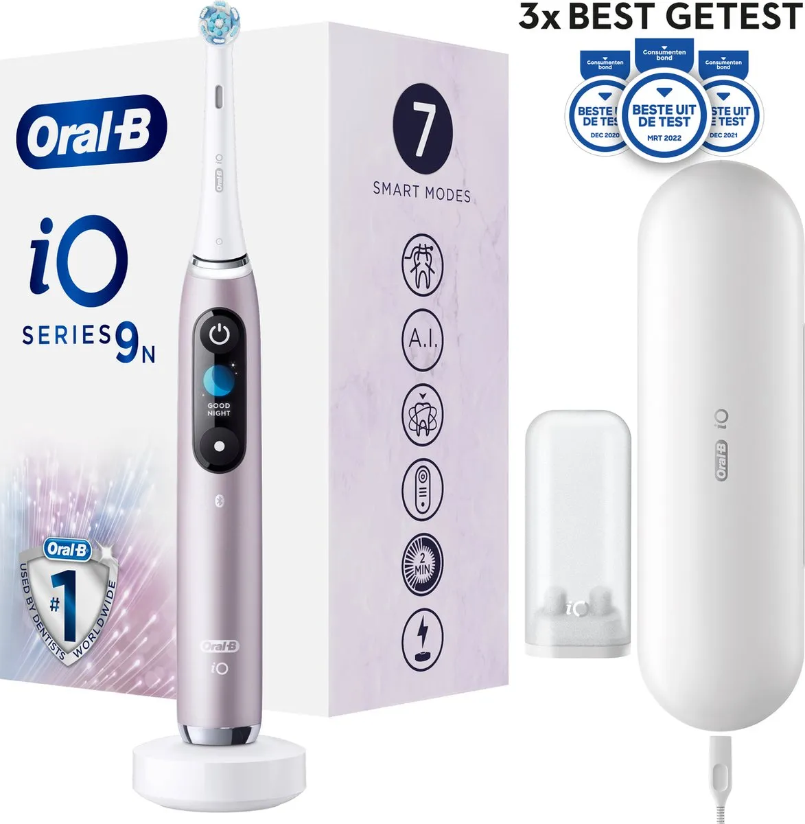 Oral-B iO 9n Elektrische Tandenborstel - Roze