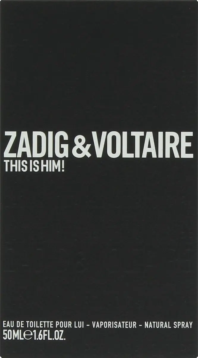 Zadig & Voltaire This Is Him! Herenparfum 50ml