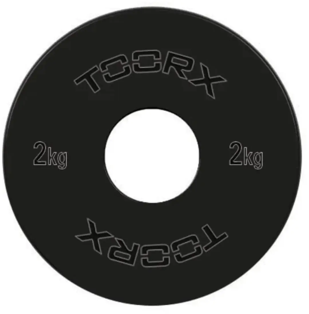 Toorx Micro Halterschijven 50mm - 0.5kg - Zwart - 2 Stuks