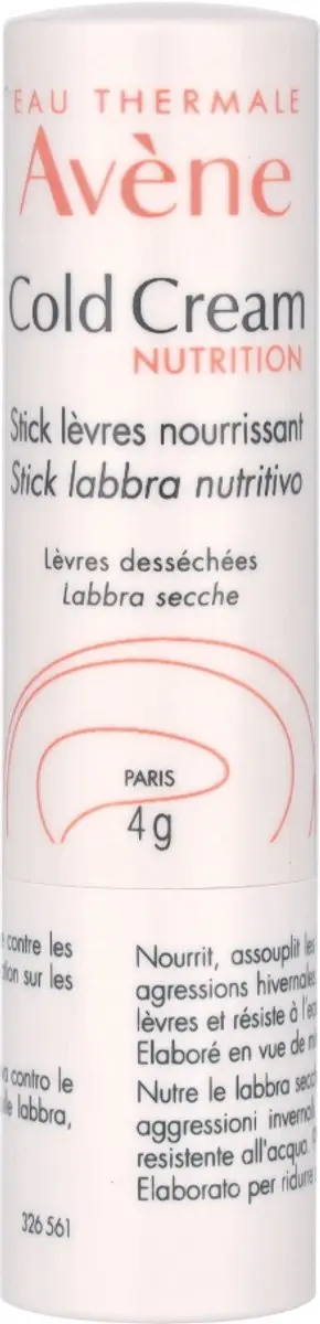 Avène Cold Cream Voedende Lipstick 4g