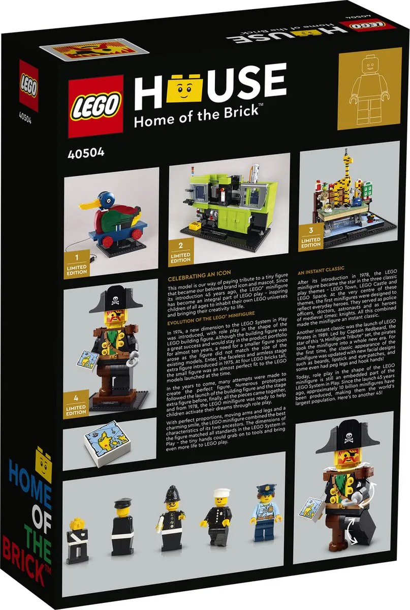 LEGO A Minifigure Tribute Set 40504 - 1041 Stukken - Multicolor