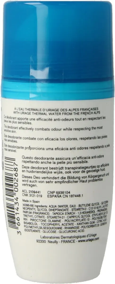 Uriage Deodorant Mild 50ml