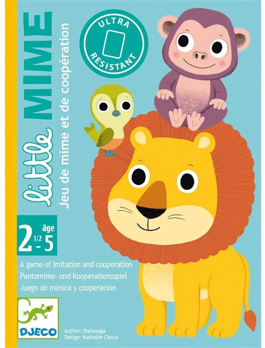 Djeco Little Mime Kaartspel - 4 Spelers - Multicolor - afbeelding 6 van 6