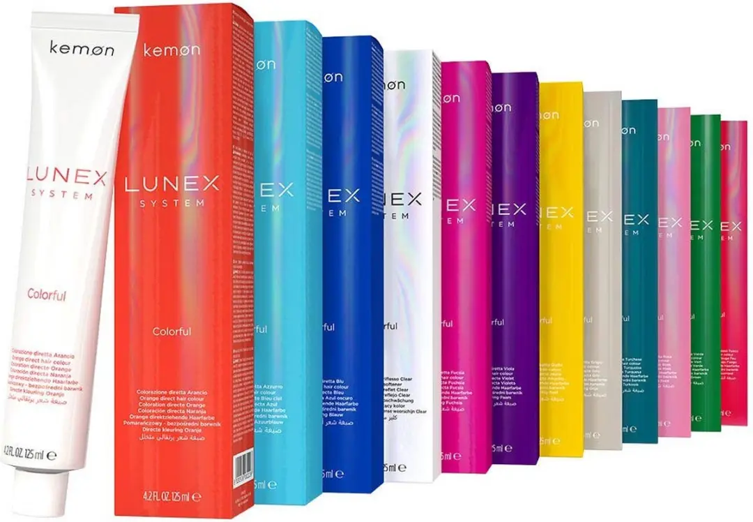 Kemon Lunex System Green Direct Hair Color 4.2