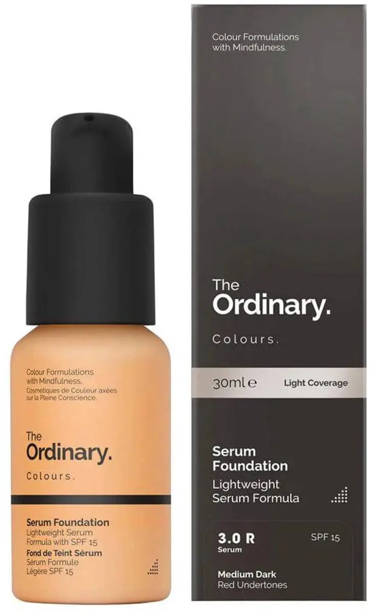 The Ordinary Serum Foundation 3.0R 30ml - Medium huidskleur