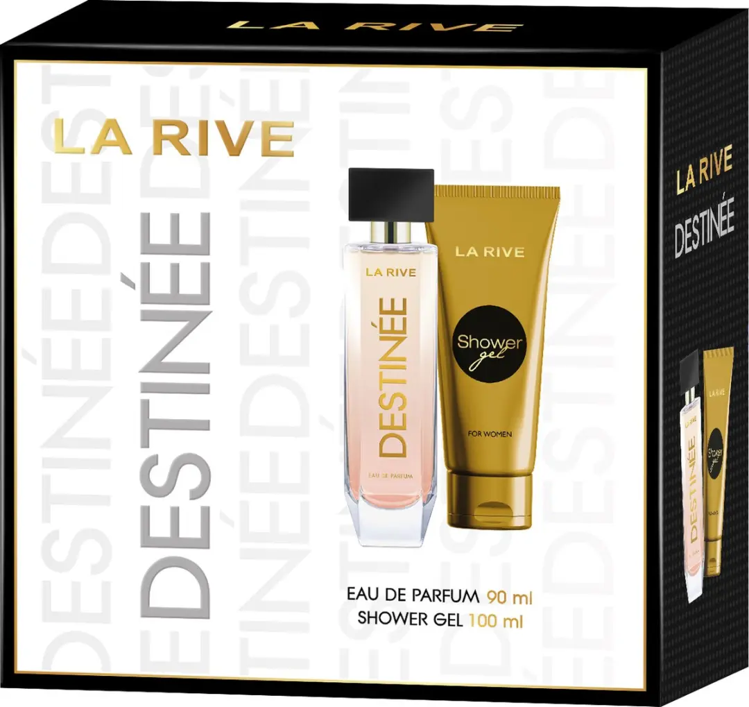 La Rive Destinée Giftset - Parfum Bodylotion Douchegel 1g