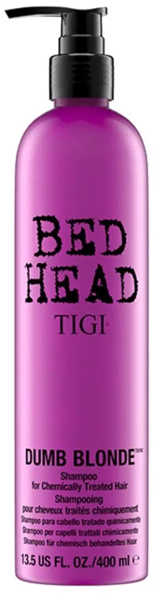 TIGI Bed Head Dumb Blonde Shampoo 400ml - Vet haar - afbeelding 6 van 6