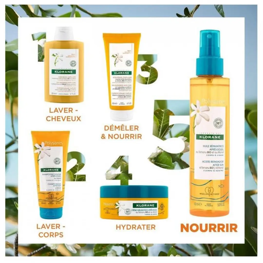 Klorane Polysianes Monoi & Tamanu Bio Repair Oil After Sun 150ml