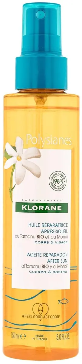 Klorane Polysianes Monoi & Tamanu Bio Repair Oil After Sun 150ml
