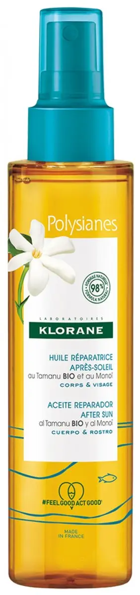Klorane Polysianes Monoi & Tamanu Bio Repair Oil After Sun 150ml