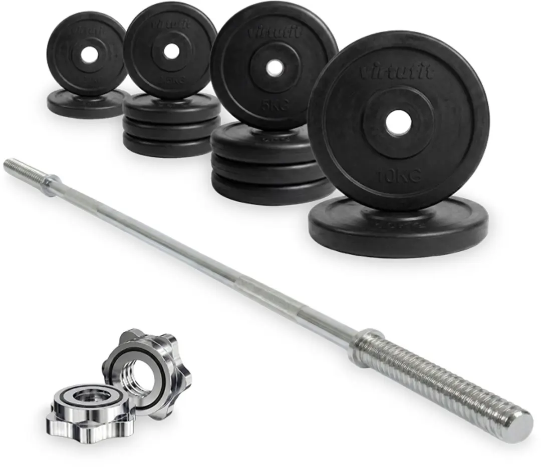 Virtufit Rubberen Halterset 60kg