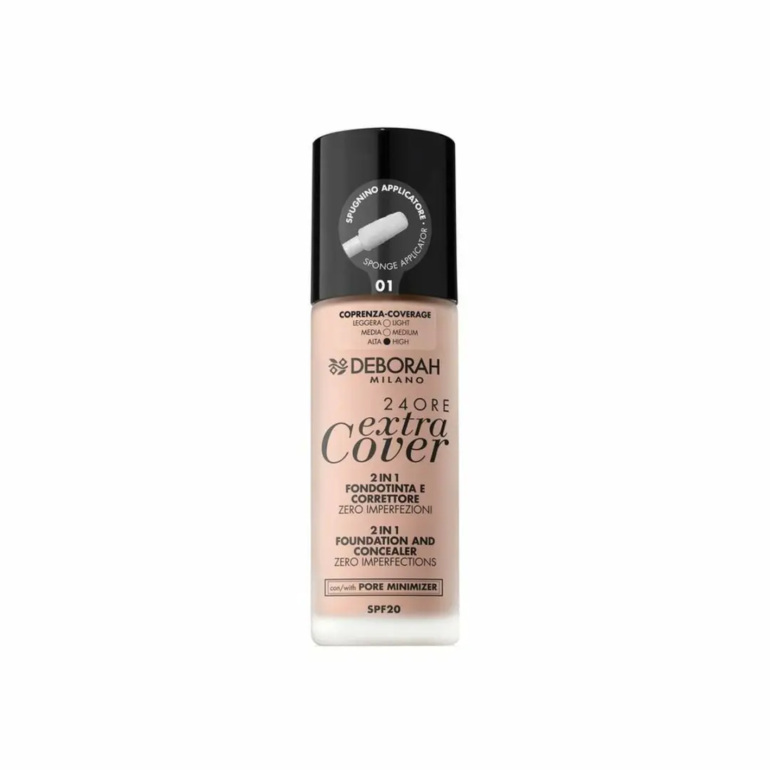 Deborah Milano 24Ore Extra Cover Foundation 01 Fair - 30ml