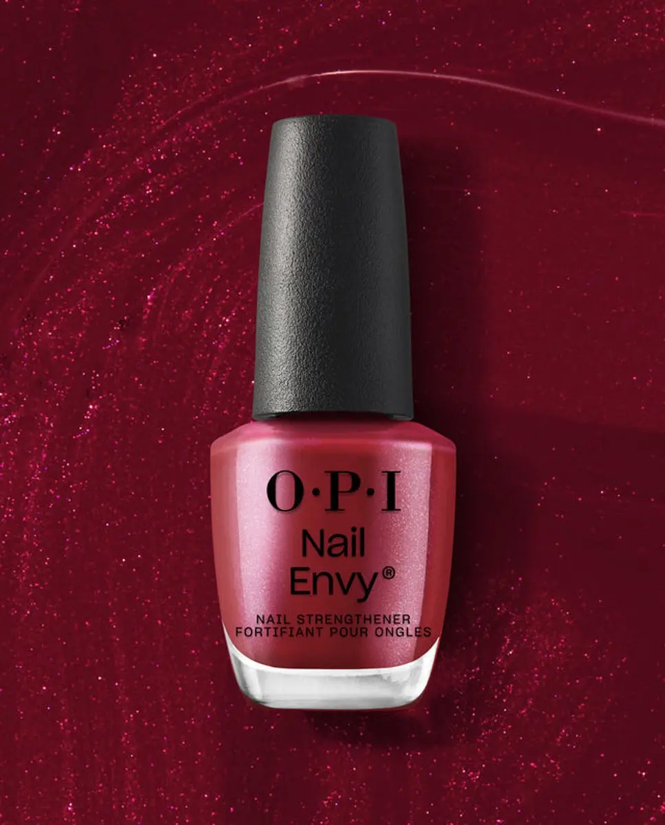 O.P.I. Nail Envy Nagelverharder Dieprood 15ml - afbeelding 6 van 6