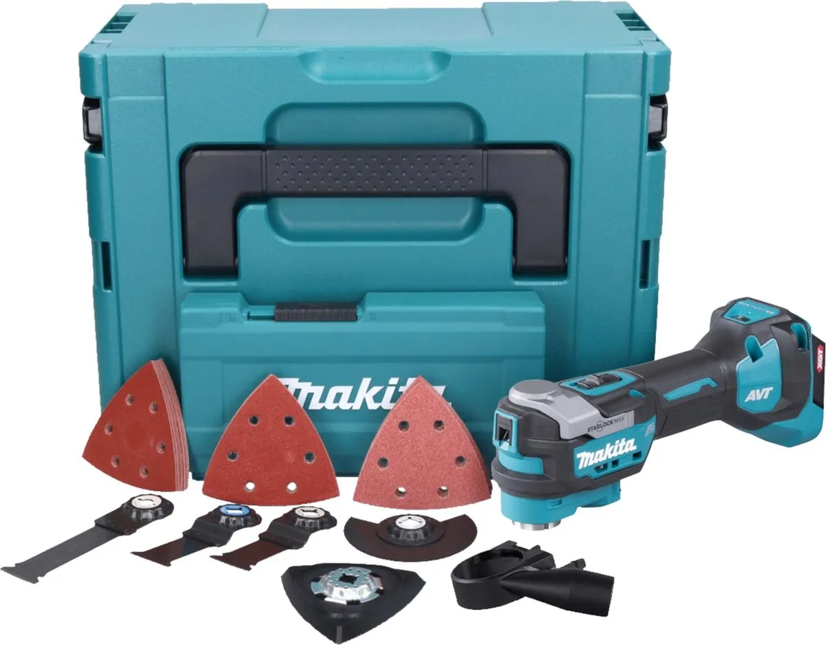 Makita TM001GZ03 XGT Accu Multitool - 37-delige set