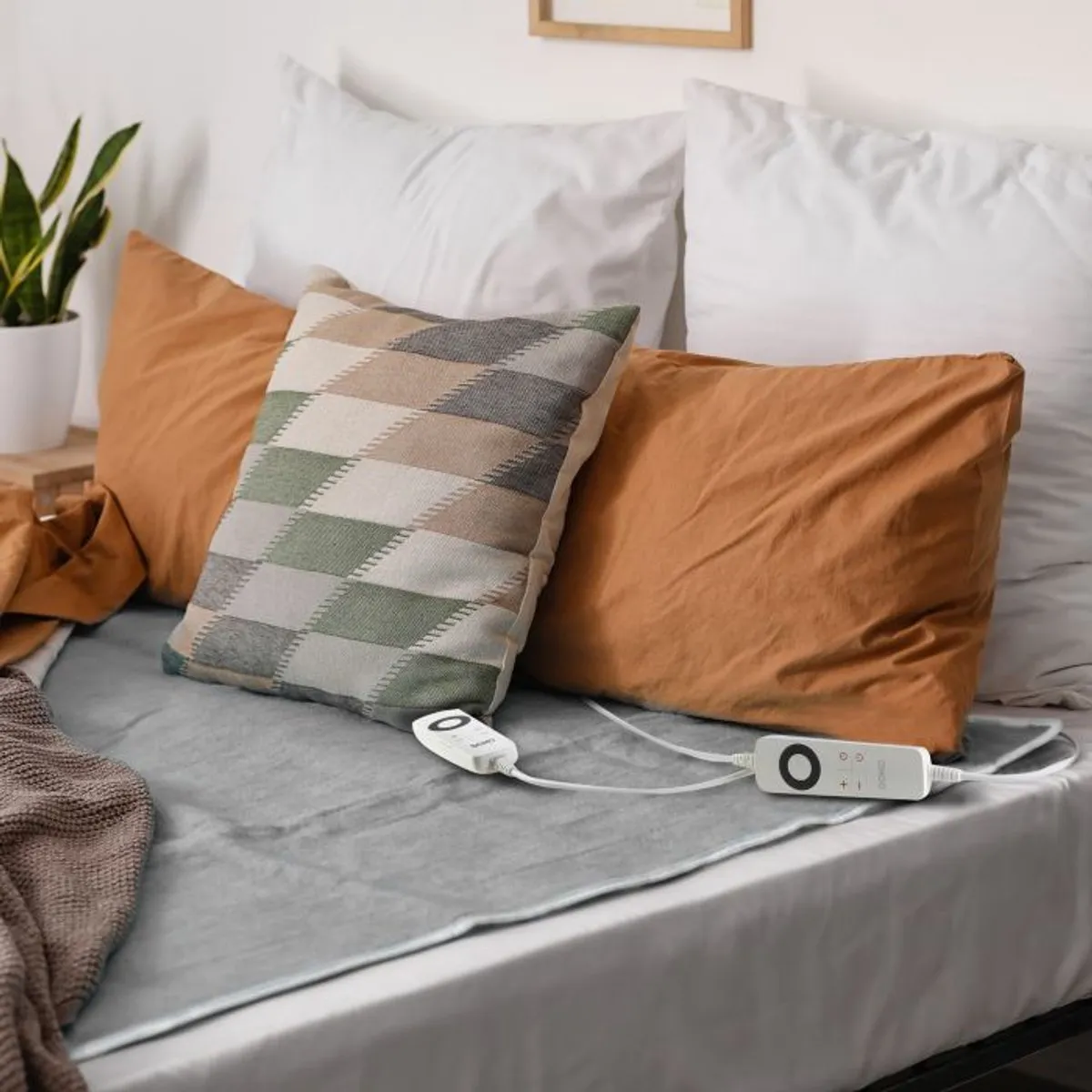 Domo DO642ED Elektrische Deken 200W - 140x160cm - Grijs