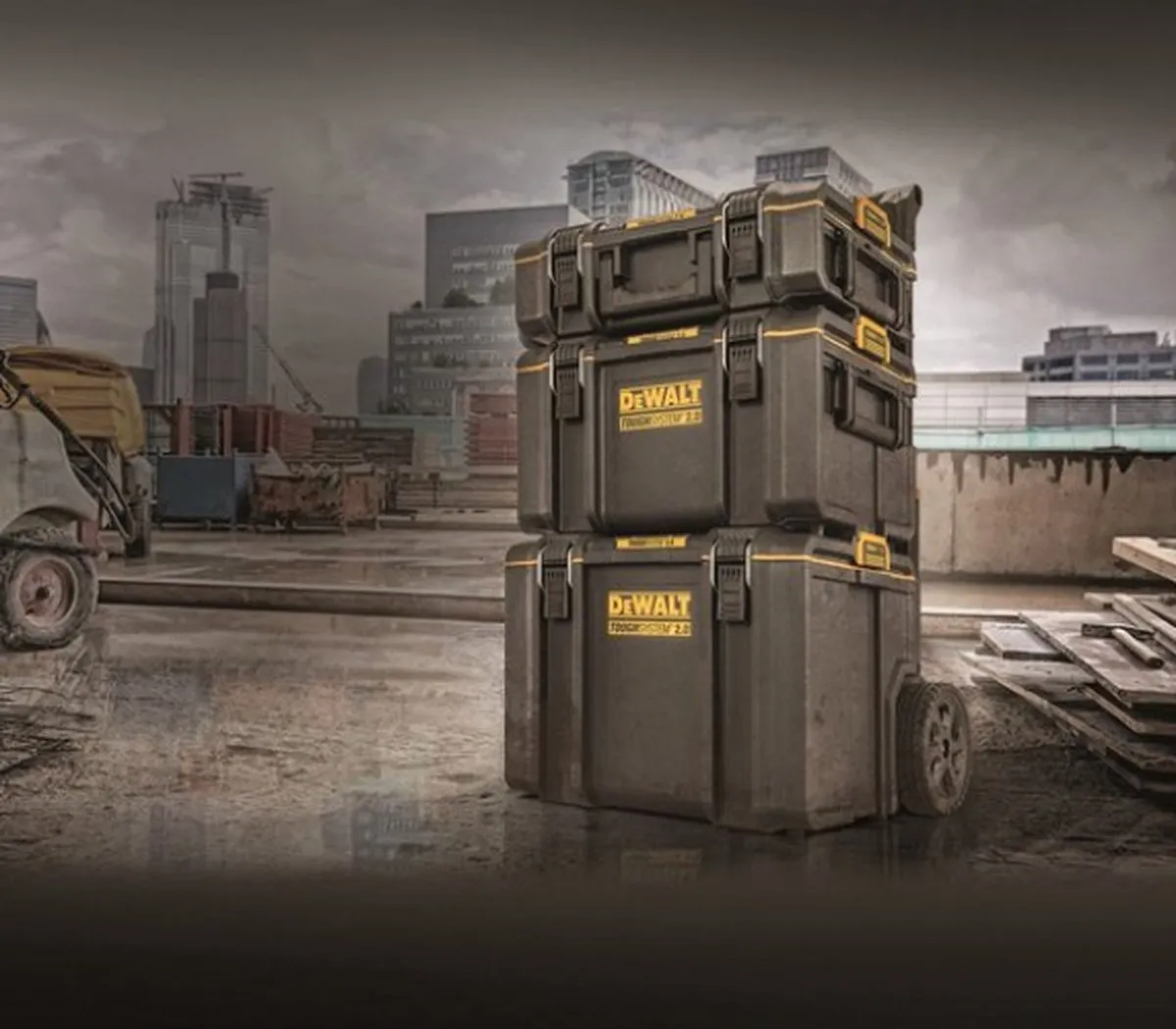 DeWalt ToughSystem 2.0 DS400 Koffer - Zwart/Geel