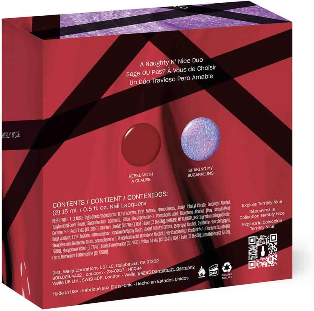 O.P.I. Holiday '23 Nail Lacquer Duo - 2x30ml - Multi