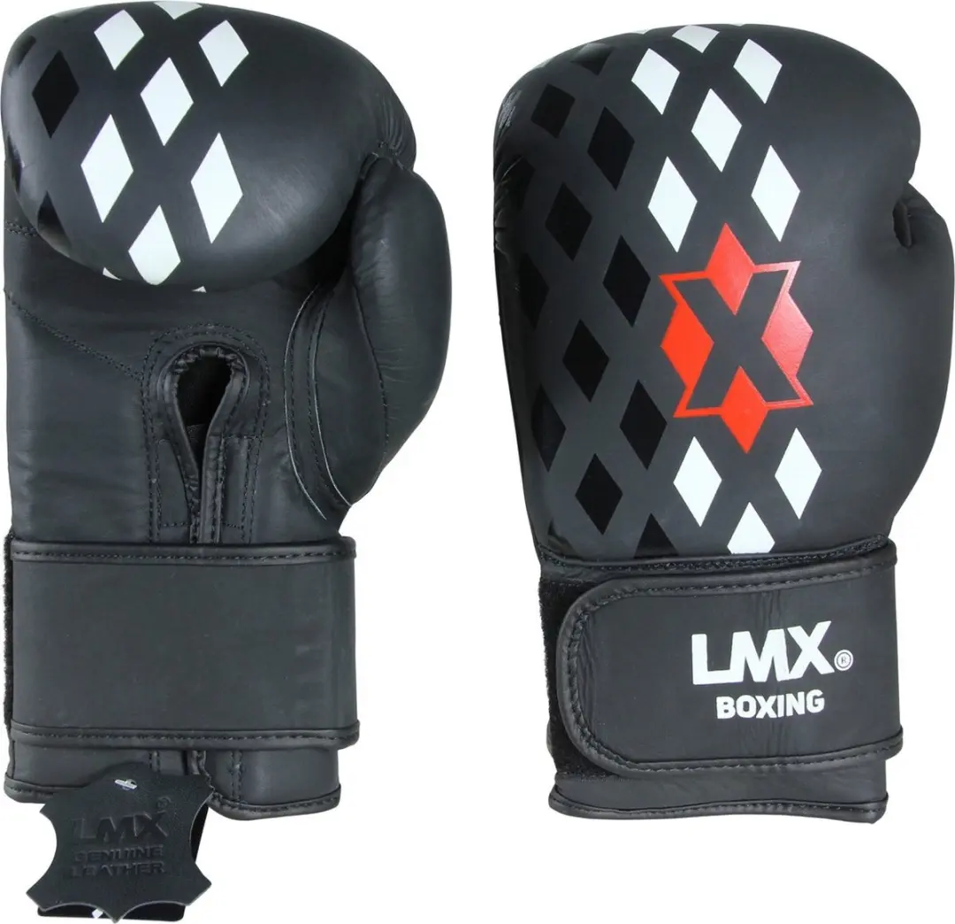 LifeMaxx LMX Bokshandschoenen Leder 16 oz