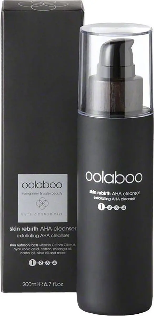 oolaboo Skin Rebirth AHA Cleanser 200ml
