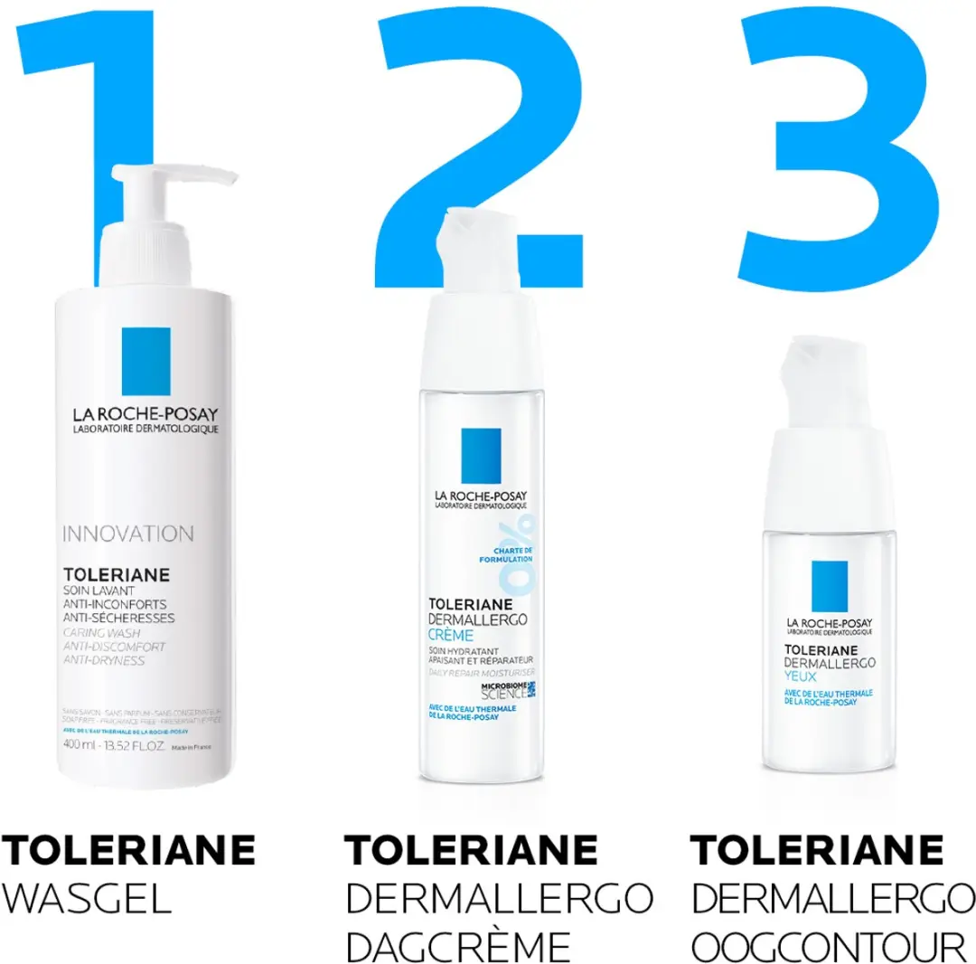 La Roche-Posay Toleriane Dermallergo Gezichtscrème - 2x40ml