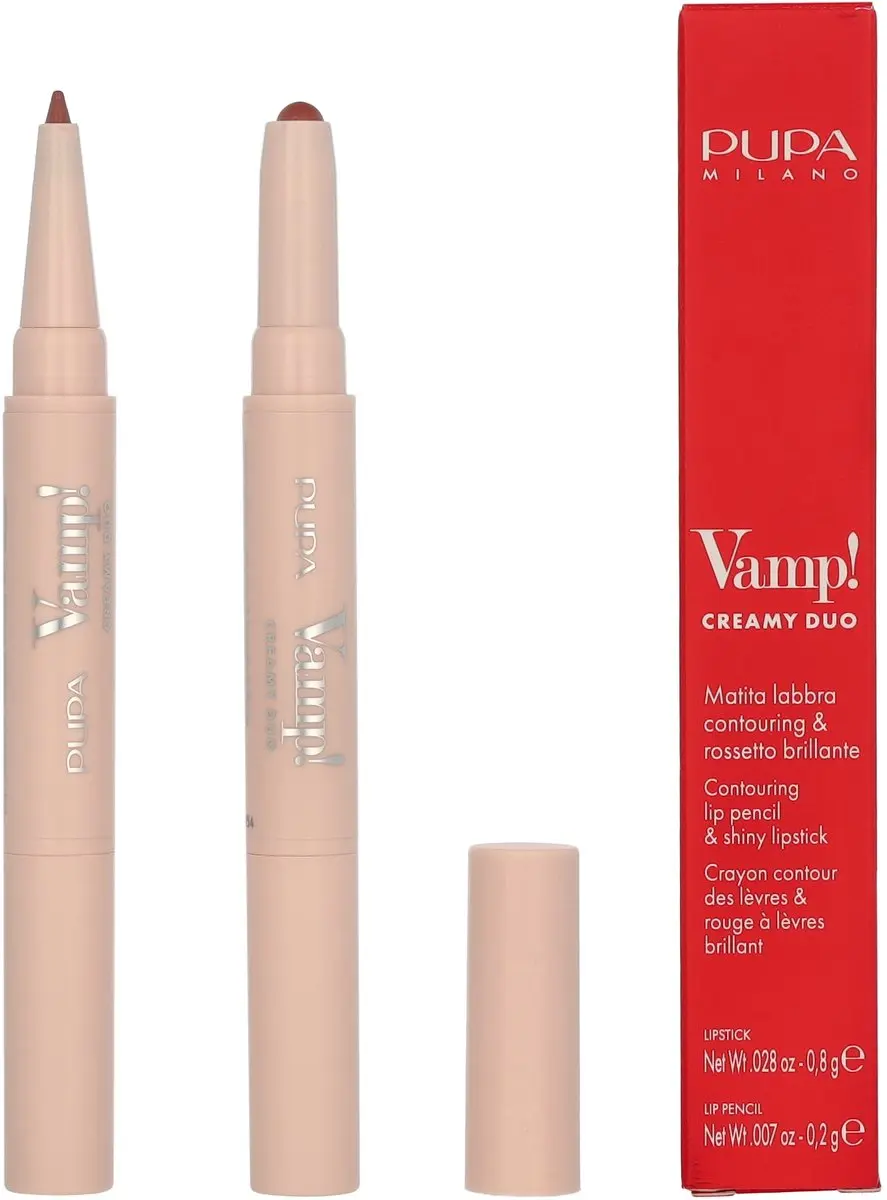 Pupa Milano Vamp! Creamy Duo Lip Pencil & Lipstick 004 Light Rose
